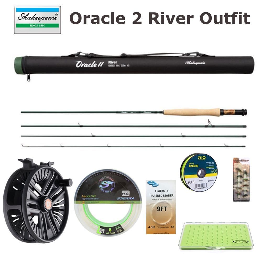 Shakespeare Oracle 2 River & Small Stream Outfits - With Greys Fin Reel ...