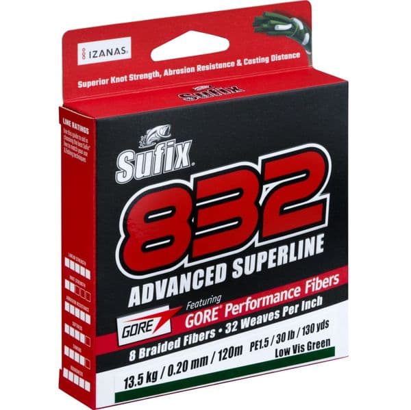 Sufix 832 Advanced Superline 8x Braid 120m