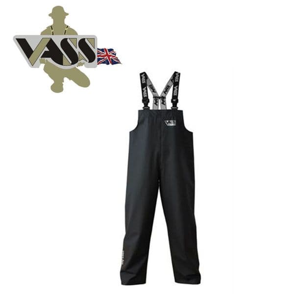 Vass 175 Unlined Bib & Brace Carbon Black