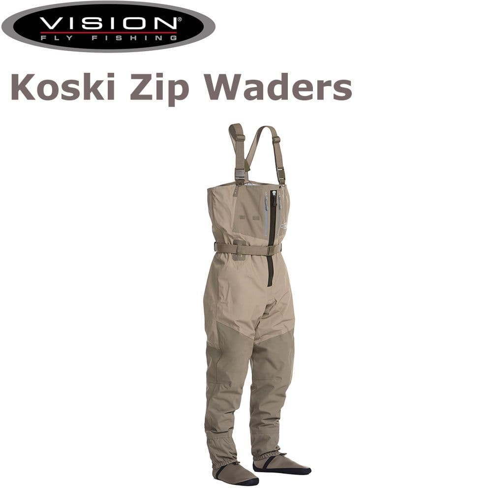 Vision Koski Zip Waders -  Medium King
