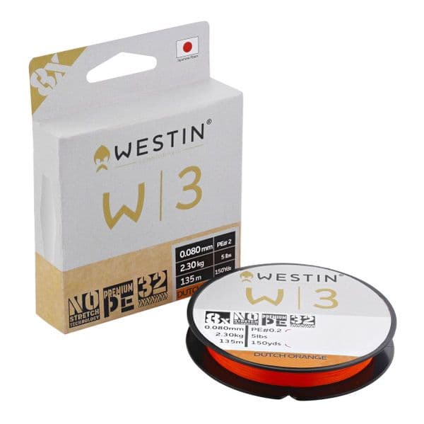 Westin W3 8x Braid Dutch Orange 135m