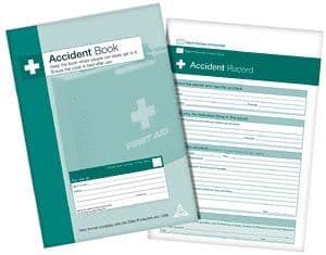 Accident Log Book A4 Size