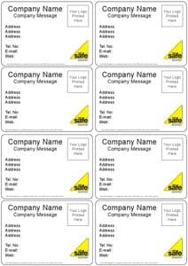 Boiler Stickers (Pack Of 50)