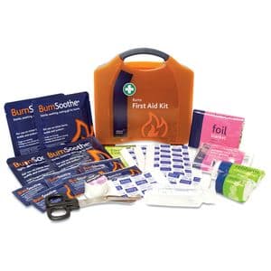 Burns First Aid Kit in Wall Mountable Box