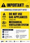 Commercial Catering Ventilation Advice Notice