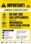 Commercial Catering Ventilation Advice Notice