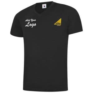 Embroidered Gas Safe Classic V Neck T-Shirt