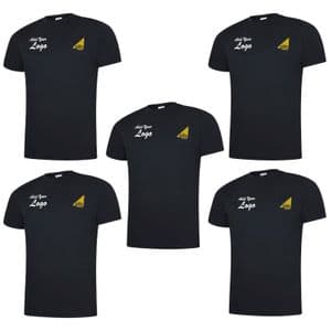 Embroidered Gas Safe Mens Ultra Cool T Shirt 5 Pack