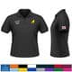 Embroidered Gas Safe Polo Shirt With Logo, Text and Flag