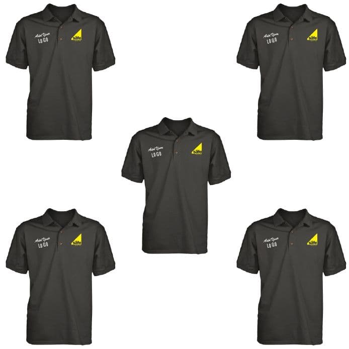 Workwear embroidered polo shirts Clearance