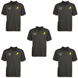 Embroidered Polo Shirts (5 Pack)