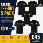 Embroidered Pro Rtx T-Shirt 5 Pack