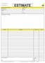 Estimate Pad