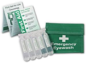 Eyewash Belt Wallet With 5 x 20ml Eyewash Pods