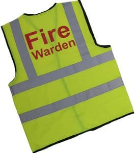 Fire Warden Vest - Hi Viz Identification Vest