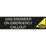 Gas Engineer Emergency Call Out Van Sign
