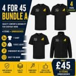 Gas Safe  Embroidered 4 for 45 Fleece Bundle A