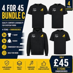 Gas Safe  Embroidered 4 for 45 Hoodie Bundle C