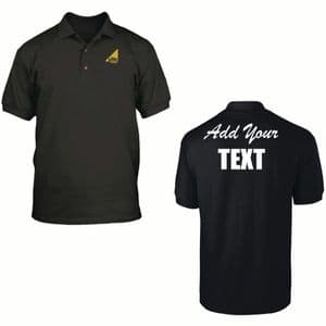 Gas Safe Polo Shirt With Printed Back