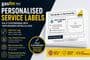 GasFM Pro Personalised Boiler Service Labels