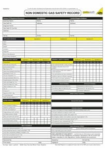 Non Domestic Gas Safety Record