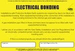 Pack of Electrical Bonding Labels
