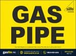 Pack of GAS Pipe Identification Labels