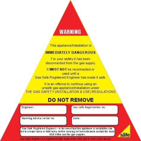 Pack of Immediately Dangerous Labels