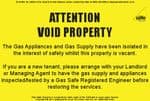 Pack of Void Property Labels
