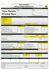 Personalised Gas Cooker Installation Pad
