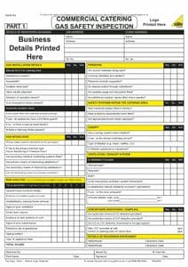 Personalised Gas Safety Catering Inspection (A and B)
