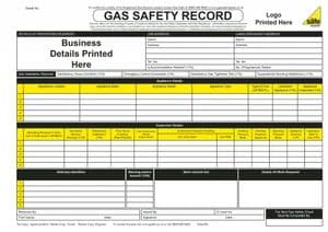 Personalised Gas Safety Record
