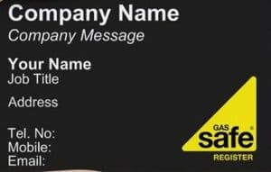 Premium Matt Laminated Business Cards (Black)