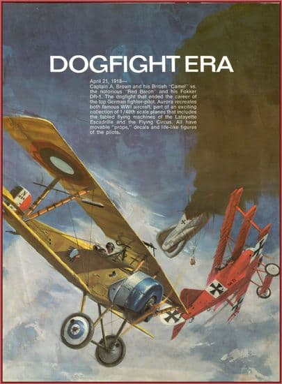 * CLASSIC AURORA WWI KITS !