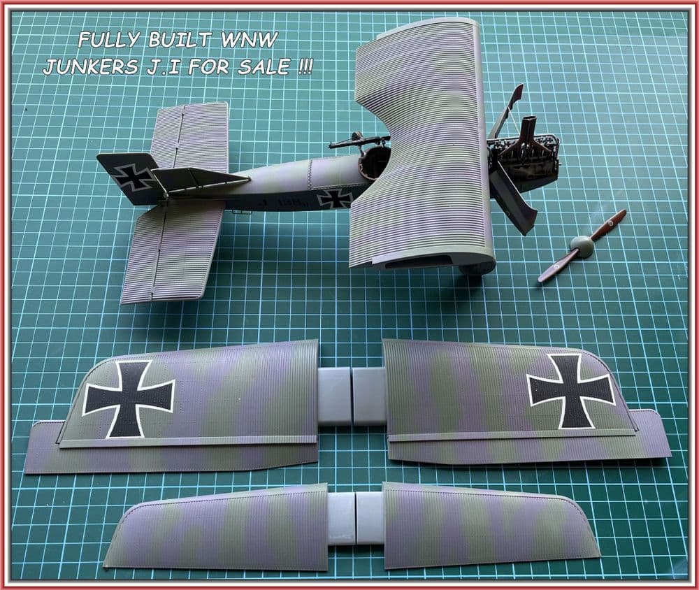 ***JUNKERS J.I-BUILT AND PAINTED MODEL!!!