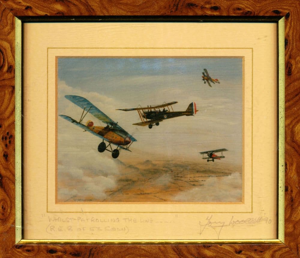 'WHILST PATROLLING THE LINE...'