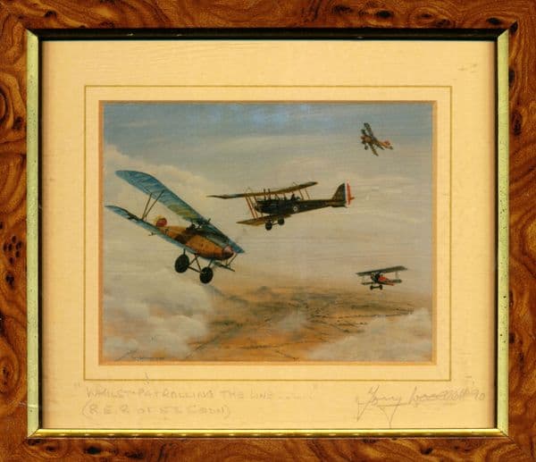 'WHILST PATROLLING THE LINE...'