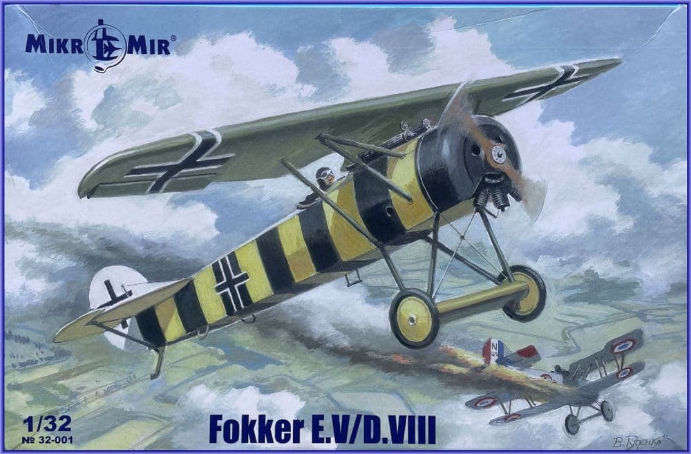 1:32 MIKR-MIR FOKKER E.V/D.VIII,2017.