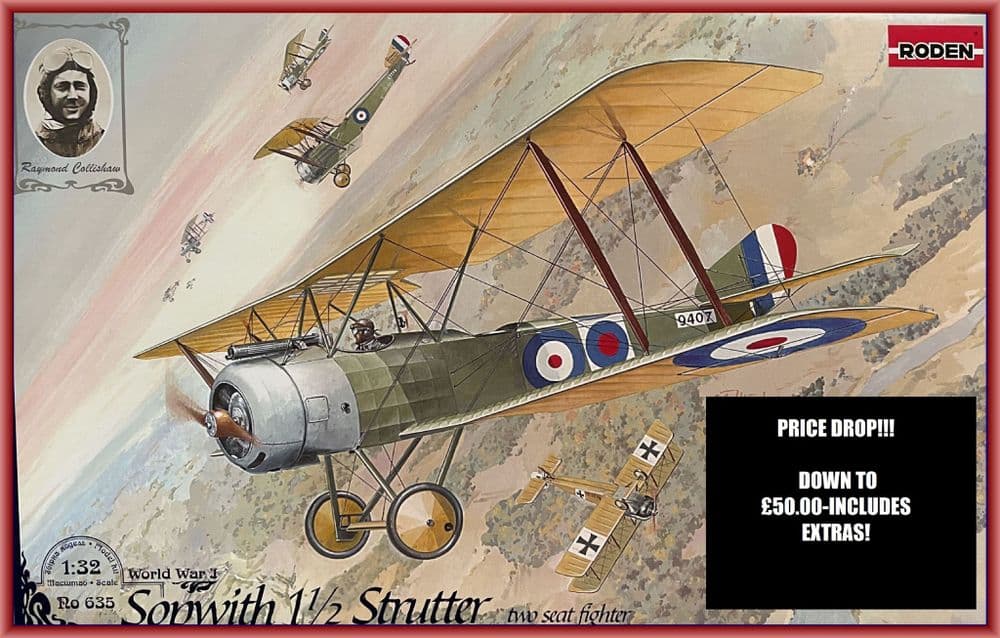 1:32 RODEN SOPWITH 1 1/2 STRUTTER *(635)