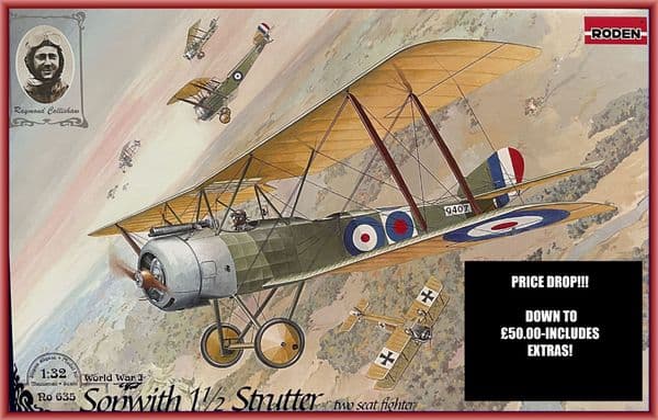 1:32 RODEN SOPWITH 1 1/2 STRUTTER *(635)