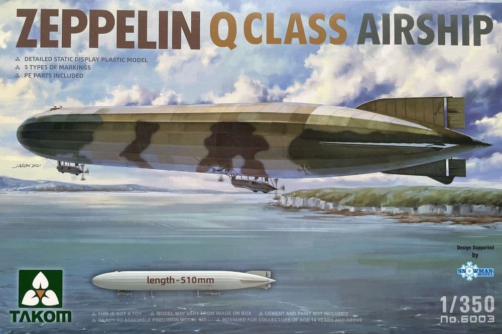 1:350 TAKOM ZEPPELIN Q CLASS AIRSHIP (6003), 2021.
