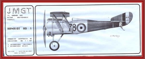 1:48 JMGT HANRIOT HD.1, (AR01), 1993