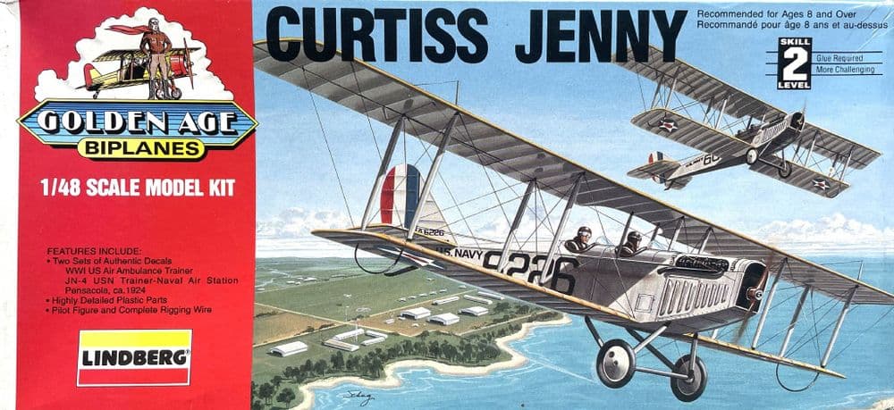 1:48 LINDBERG CURTISS JENNY, (72583),1995