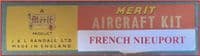 1:48 MERIT FRENCH NIEUPORT (4725)