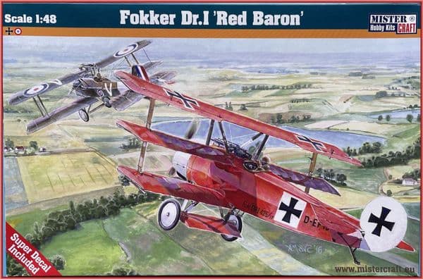 1:48 MISTERCRAFT FOKKER DR.I 'RED BARON'