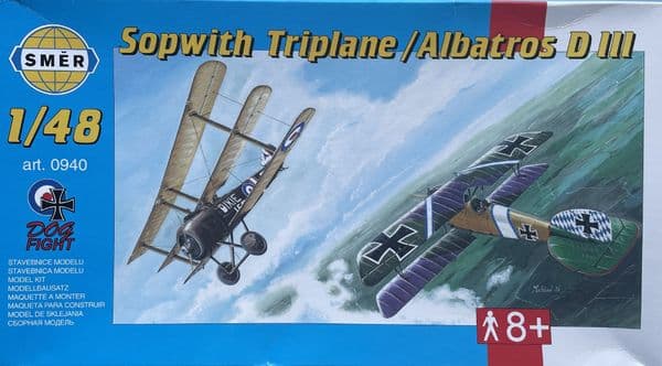 1:48 SMER SOPWITH TRIPLANE/ALBATROS D.III  (0904) 1998