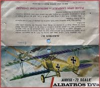 1:72 AIRFIX ALBATROS D.V (90), 1963