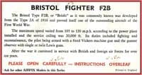 1:72 AIRFIX BRISTOL FIGHTER, 1956