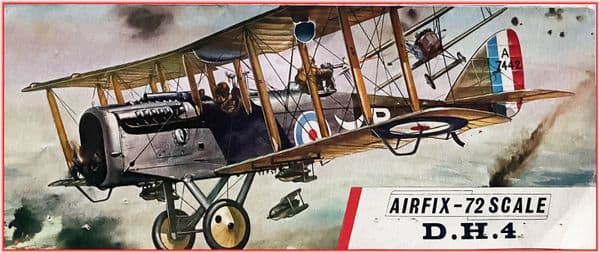 1:72 AIRFIX D.H. 4 (131),1967