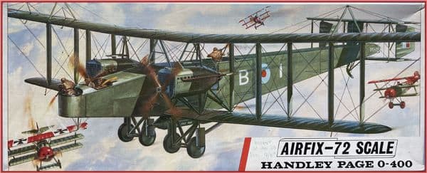 1;72 AIRFIX HANDLEY PAGE O/400, (590),1967